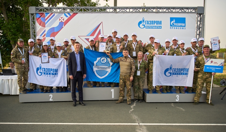Команды-победители: сборная Ведомственной охраны ПАО «Газпром», ООО «Газпром добыча Уренгой» и ООО «Газпром трансгаз Ухта»