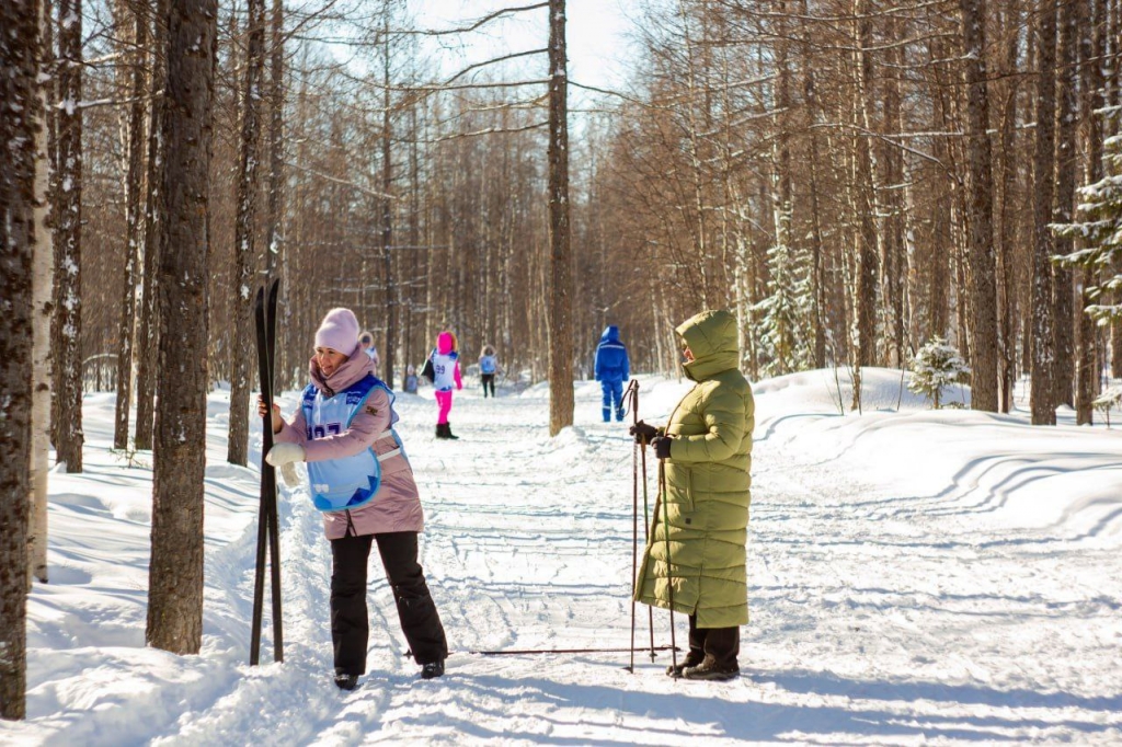 Новоорловский парк Лыжня